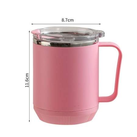 Portable Stainless Steel Coffee Mug with Lid Double Layer Home Office Thermal Handgrip Milk Water Beer Cups Kitchen Drinkware
Portable Stainless Steel Coffee Mug with Lid Double Layer Home Office Thermal Handgrip Milk Water Beer Cups Kitchen Drinkware