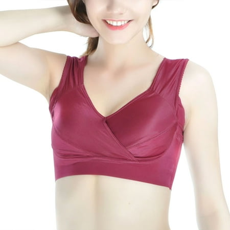 Women Seamless Sports Bra Plus Size Soft Cup Comfort Sleep Maternity Self Nursing Bra
Women Seamless Sports Bra Plus Size Soft Cup Comfort Sleep Maternity Self Nursing Bra