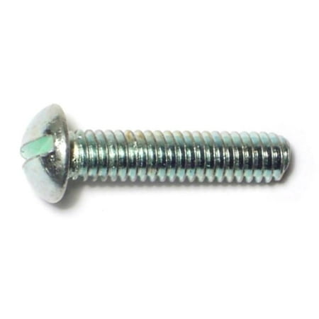 5/32 x 3/4 Zinc Plated Steel Coarse Thread Slotted Round Head Stove Bolts