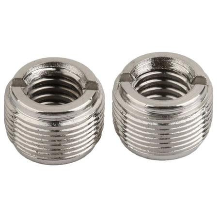 2pcs Microphone Screw Adapter 3/8 Inch Female to 5/8 Inch Male Threaded Nut Screws for Mic Micphone Stand Clamp (Silver)
2pcs Microphone Screw Adapter 3/8 Inch Female to 5/8 Inch Male Threaded Nut Screws for Mic Micphone Stand Clamp (Silver)