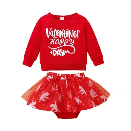 TAIAOJING Toddler Baby Girl Outfit Valentine s Day Outfits Letter Print Crewneck Long Sleeve Red Sweatshirts Tops Tutu Shorts 2Pcs Set Fall Outfits 18-24 Months
TAIAOJING Toddler Baby Girl Outfit Valentine s Day Outfits Letter Print Crewneck Long Sleeve Red Sweatshirts Tops Tutu Shorts 2Pcs Set Fall Outfits 18-24 Months