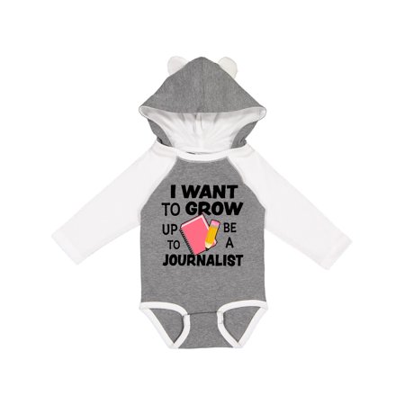 Inktastic I Want To Grow Up To Be A Journalist Gift Baby Boy or Baby Girl Long Sleeve Bodysuit
Inktastic I Want To Grow Up To Be A Journalist Gift Baby Boy or Baby Girl Long Sleeve Bodysuit