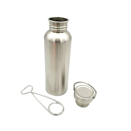 Stainless Sports Water Bottle 750ml Reusable Wide Mouth water bottles with Pothook for Cyclists Runners Hikers Beach Goers Picnics Camping
Stainless Sports Water Bottle 750ml Reusable Wide Mouth water bottles with Pothook for Cyclists Runners Hikers Beach Goers Picnics Camping