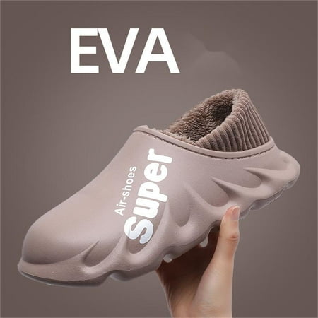 Men s Cotton Slippers Flats Shoes Closed Back Slipper Household ,EVA Waterproof Non Slip Thick Bottom Fleece Warm Cotton Slippers - Coffee
Men s Cotton Slippers Flats Shoes Closed Back Slipper Household ,EVA Waterproof Non Slip Thick Bottom Fleece Warm Cotton Slippers - Coffee