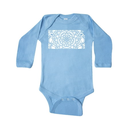 

Inktastic Kansas Silhouette Mandala Gift Baby Boy or Baby Girl Long Sleeve Bodysuit