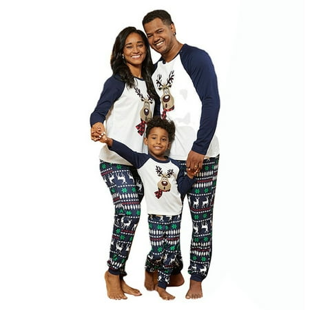 Family Christmas Pajamas Matching Sets Cute Printed Top & Pants Sleepwear Parent-child Set Holiday PJs for Women/Men/Kids/Baby
Family Christmas Pajamas Matching Sets Cute Printed Top & Pants Sleepwear Parent-child Set Holiday PJs for Women/Men/Kids/Baby