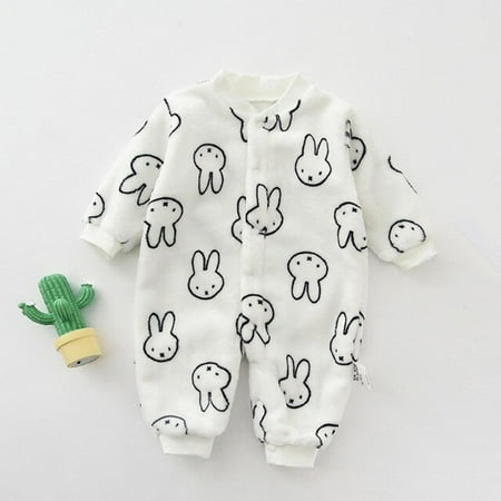 DanceeMangoo Newborn Baby Rompers Autumn Winter Thick Warm Flannel Jumpsuits Girls Boys Costume Unisex Infant Clothing Overall Onesie
DanceeMangoo Newborn Baby Rompers Autumn Winter Thick Warm Flannel Jumpsuits Girls Boys Costume Unisex Infant Clothing Overall Onesie