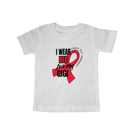Inktastic Sickle Cell Awareness I Wear Red For My Gigi Gift Baby Boy or Baby Girl T-Shirt
Inktastic Sickle Cell Awareness I Wear Red For My Gigi Gift Baby Boy or Baby Girl T-Shirt