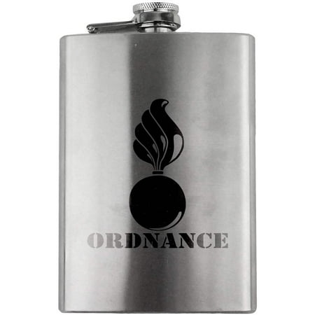 Army Ordnance Branch Military 8oz. Flask