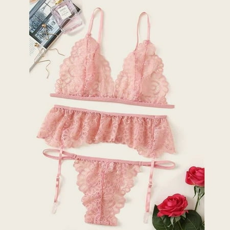 〖TOTO〗Intimates For Women New Ladies Underwear Wireless Bra Thong With Garter Lace Pajamas Lingerie
〖TOTO〗Intimates For Women New Ladies Underwear Wireless Bra Thong With Garter Lace Pajamas Lingerie