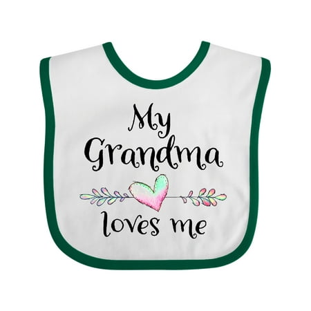 Inktastic My Grandma Loves Me- Heart Grandchild Gift Baby Boy or Baby Girl Bib
Inktastic My Grandma Loves Me- Heart Grandchild Gift Baby Boy or Baby Girl Bib