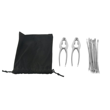 Seafood Tool Kit Stainless Steel Crab Leg Cracker and Forks Nut Cracker Set Shellfish Sheller 12Pcs
Seafood Tool Kit Stainless Steel Crab Leg Cracker and Forks Nut Cracker Set Shellfish Sheller 12Pcs