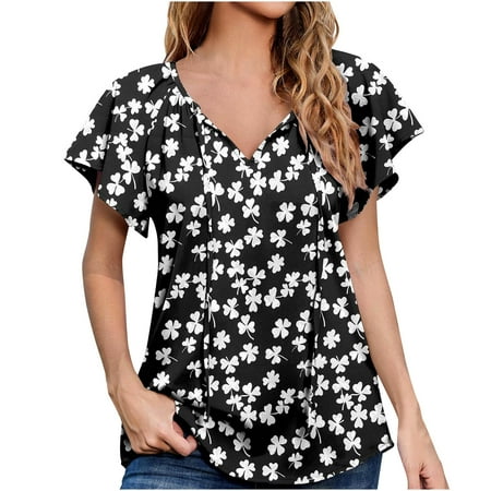 Women’s Floral Print Drawstring Fashion Shirt Summer V Neck Ruffle Short Sleeve Tunic Blouse Casual T-Shirt Top
Women’s Floral Print Drawstring Fashion Shirt Summer V Neck Ruffle Short Sleeve Tunic Blouse Casual T-Shirt Top