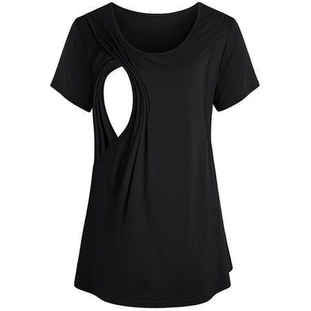 Yolossia Pregnant Womens Summer T Shirt Short Sleeve Maternity Nursing Pullover Tee
Yolossia Pregnant Womens Summer T Shirt Short Sleeve Maternity Nursing Pullover Tee