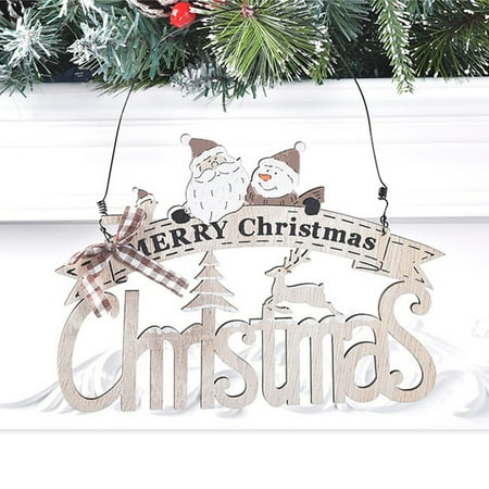 LAWOR Christmas Decorations Christmas Decorations Wooden Pendant Color Letters Hanging Window Scene Layout B
LAWOR Christmas Decorations Christmas Decorations Wooden Pendant Color Letters Hanging Window Scene Layout B