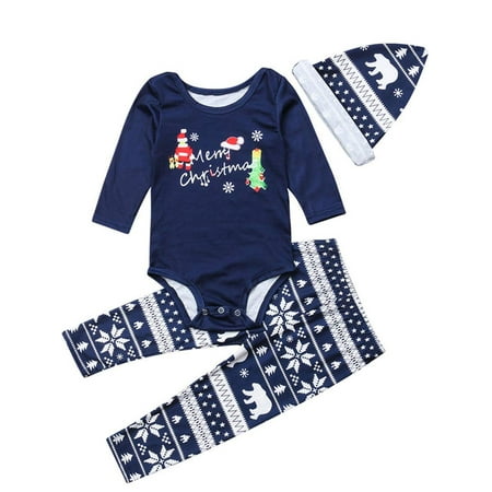 MERSARIPHY Family Matching Christmas Floral Long Sleeve Pajamas Sets