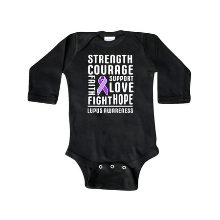 Inktastic Lupus Awareness Strength Support Courage Gift Baby Boy or Baby Girl Long Sleeve Bodysuit
Inktastic Lupus Awareness Strength Support Courage Gift Baby Boy or Baby Girl Long Sleeve Bodysuit