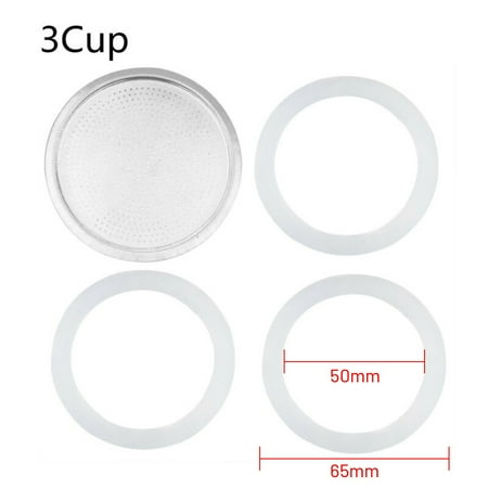 Hayafir 3/6/9/12 Cup Replacement Silica Gel Gaskets+ aluminum Filters for Moka Pot
Hayafir 3/6/9/12 Cup Replacement Silica Gel Gaskets+ aluminum Filters for Moka Pot