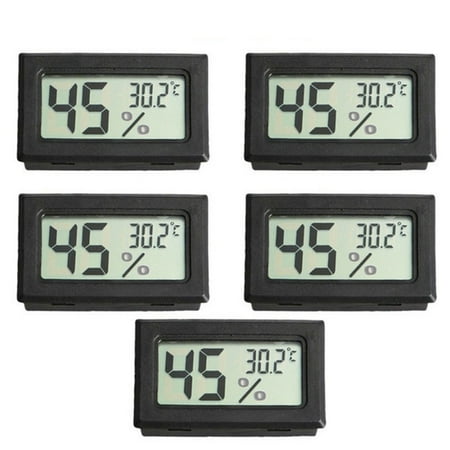 Andoer 5pcs Digital LCD Temperature and Humidity Meter Mini Digital LCD Temperature and Humidity Meter Pet Reptile Wireless Thermometer Hygrometer
Andoer 5pcs Digital LCD Temperature and Humidity Meter Mini Digital LCD Temperature and Humidity Meter Pet Reptile Wireless Thermometer Hygrometer