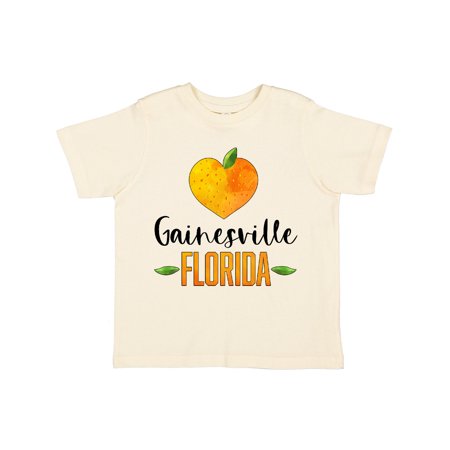 Inktastic Gainesville Florida Orange in Heart Gift Toddler Boy or Toddler Girl T-Shirt