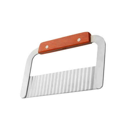 Hi.FANCY Wooden Handle potato chopper French fries crinkle cutter Wavy edged potato cutter Stainless steel cutter Potato cutter
Hi.FANCY Wooden Handle potato chopper French fries crinkle cutter Wavy edged potato cutter Stainless steel cutter Potato cutter