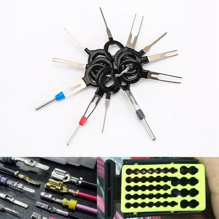 11PCS Auto Car Plug Circuit Board Wire Harness Terminal Extraction Pick Connector Crimp Pin Back Needle Remove Tool Set
11PCS Auto Car Plug Circuit Board Wire Harness Terminal Extraction Pick Connector Crimp Pin Back Needle Remove Tool Set