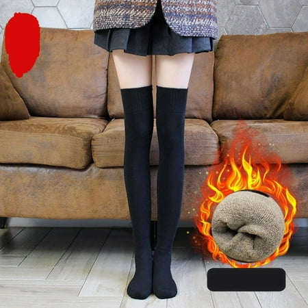 2 pair Women s Thickened Warm Knee Socks Thick Socks Thigh High Tube Plush Stockings Color Random
2 pair Women s Thickened Warm Knee Socks Thick Socks Thigh High Tube Plush Stockings Color Random