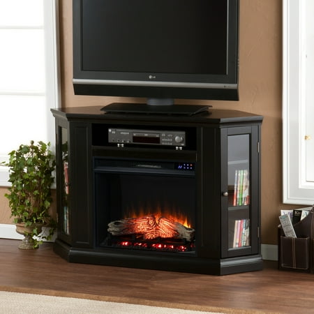 Sei Klairmo Transitional style Electric Corner Fireplace W/ Storage in Black finish
Sei Klairmo Transitional style Electric Corner Fireplace W/ Storage in Black finish