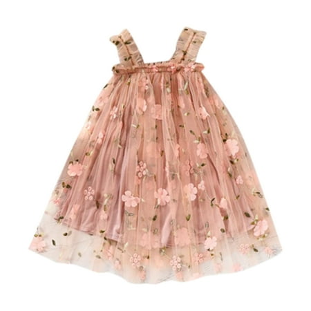 KTMKH Girls Short Sleeve Dress Casual Toddler Girls Sleeveless Tulle Princess Dance Party Clothes Floral Dresses 4-5 Years
KTMKH Girls Short Sleeve Dress Casual Toddler Girls Sleeveless Tulle Princess Dance Party Clothes Floral Dresses 4-5 Years