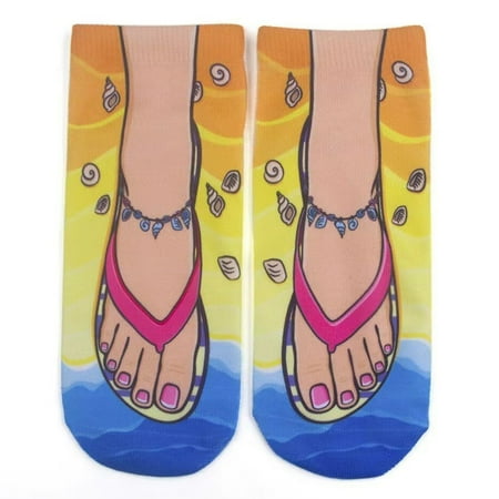 Women Men Cute Polyester Cotton Ankle Socks Novelty Funny Butterfly Foot Beach Flip Flops Slippers 3D Printed Low Cut Boat Hosiery Party Gifts
Women Men Cute Polyester Cotton Ankle Socks Novelty Funny Butterfly Foot Beach Flip Flops Slippers 3D Printed Low Cut Boat Hosiery Party Gifts