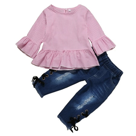 Jdefeg Clothes for Teen Girls Pants Kids Toddler Babys Girls Spring Winter Solid Ruffle Long Sleeve Pants Shirt Jeans Set Outfits Clothes Baby Girl Premature Clothes Cotton Pink 80
Jdefeg Clothes for Teen Girls Pants Kids Toddler Babys Girls Spring Winter Solid Ruffle Long Sleeve Pants Shirt Jeans Set Outfits Clothes Baby Girl Premature Clothes Cotton Pink 80