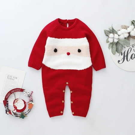 Infant Baby Boy Girl Overall Santas Long Sleeve Sweater Coat Knitted Romper Bodysuit Footies Christmas Outfits (12-18M)
Infant Baby Boy Girl Overall Santas Long Sleeve Sweater Coat Knitted Romper Bodysuit Footies Christmas Outfits (12-18M)