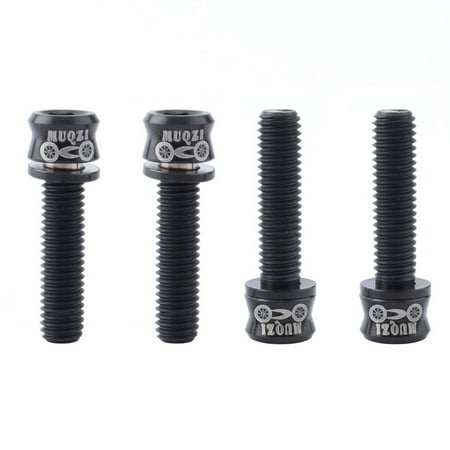 NUOLUX 4PCS M5*19 Titanium Alloy Handle Riser Screw Screw Rust Proof Screw For Mountain Bike Road Bike(Black)
NUOLUX 4PCS M5*19 Titanium Alloy Handle Riser Screw Screw Rust Proof Screw For Mountain Bike Road Bike(Black)
