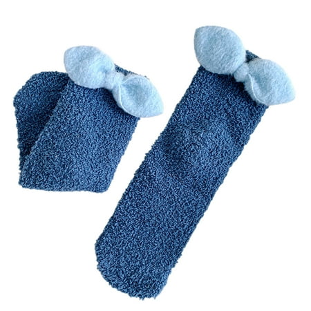 Women Sweet Solid Fuzzy Sleep Socks Cute Candy Color Bowknot Winter Thicken Fluffy Coral Velvet Hosiery Foot Warmer
Women Sweet Solid Fuzzy Sleep Socks Cute Candy Color Bowknot Winter Thicken Fluffy Coral Velvet Hosiery Foot Warmer