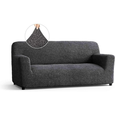 Sofa & Loveseat Slipcover - Stretch Couch Cover - Cushion Love seat & Sofa Cover - Soft Polyester Fabric Slip Cover - 1-Piece Form Fit Washable Protector Easy Clean - Microfibra Collection - Dark Grey
Sofa & Loveseat Slipcover - Stretch Couch Cover - Cushion Love seat & Sofa Cover - Soft Polyester Fabric Slip Cover - 1-Piece Form Fit Washable Protector Easy Clean - Microfibra Collection - Dark Grey