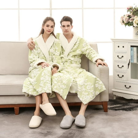 EQWLJWE Unisex Winter Lengthened Coralline Plush Shawl Bathrobe Long Sleeved Robe Coat Robes Holiday Clearance
EQWLJWE Unisex Winter Lengthened Coralline Plush Shawl Bathrobe Long Sleeved Robe Coat Robes Holiday Clearance