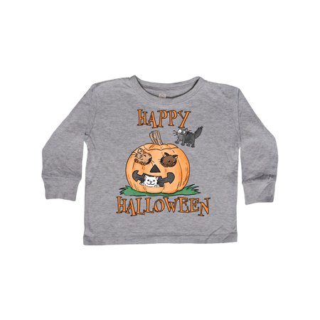 Inktastic Happy Halloween Kittens in a Pumpkin Gift Toddler Boy or Toddler Girl Long Sleeve T-Shirt
Inktastic Happy Halloween Kittens in a Pumpkin Gift Toddler Boy or Toddler Girl Long Sleeve T-Shirt