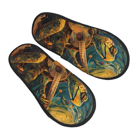 JUNZAN Starry Night Guitar Turtle Slippers for Women House Shoes Non Slip Indoor/Outdoor Pineapple And Cactus Designs-Medium
JUNZAN Starry Night Guitar Turtle Slippers for Women House Shoes Non Slip Indoor/Outdoor Pineapple And Cactus Designs-Medium
