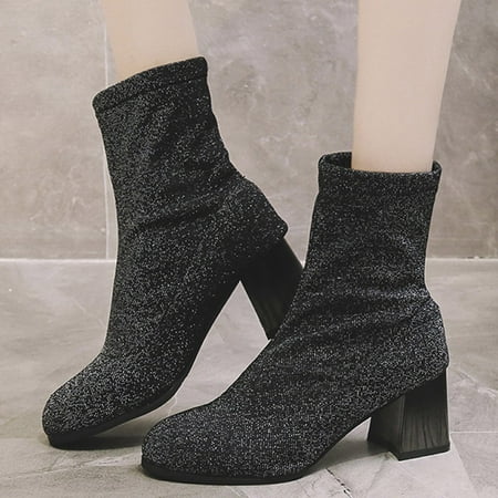 Cathalem Womens on Boots Mid Calf Women Dress Shoes Elastic Winter Shoes High Heel Sock Boots Tall Boots for Women Wide Calf Black 7.50
Cathalem Womens on Boots Mid Calf Women Dress Shoes Elastic Winter Shoes High Heel Sock Boots Tall Boots for Women Wide Calf Black 7.50