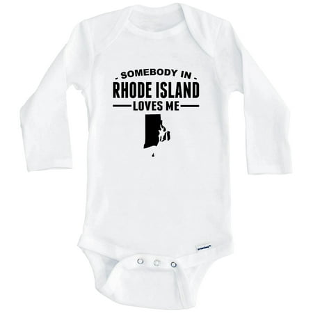 Somebody In Rhode Island Loves Me One Piece Baby Bodysuit - Rhode Island Baby Bodysuit (Long Sleeve) 6-9 Months White
Somebody In Rhode Island Loves Me One Piece Baby Bodysuit - Rhode Island Baby Bodysuit (Long Sleeve) 6-9 Months White
