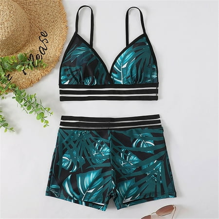 Cara Lady Women s Split Swimming Costume With Bra Pads And No Bra Support Leaf Pattern Swimsuit Black / L
Cara Lady Women s Split Swimming Costume With Bra Pads And No Bra Support Leaf Pattern Swimsuit Black / L