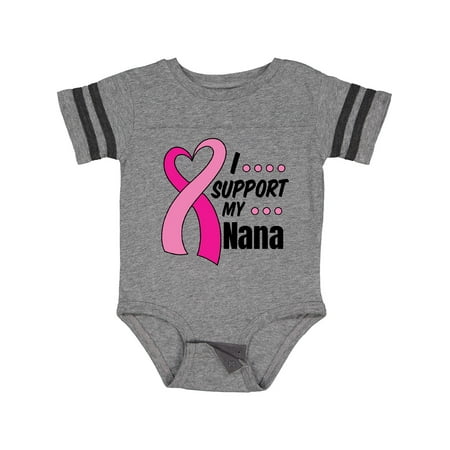 Inktastic Breast Cancer Awareness I Support My Nana with Pink Ribbon Gift Baby Boy or Baby Girl Bodysuit
Inktastic Breast Cancer Awareness I Support My Nana with Pink Ribbon Gift Baby Boy or Baby Girl Bodysuit