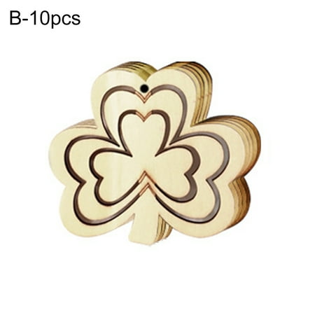 QILIN 10Pcs/Pack Irish Festival Pendant Decorative Innovative Minimalist Hollow Out Design Wooden Crafts for Party
QILIN 10Pcs/Pack Irish Festival Pendant Decorative Innovative Minimalist Hollow Out Design Wooden Crafts for Party