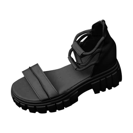 Womens Sandals Thick Sole Back Zipper Thick Heel Hollow Sandals Women s Large Size Medium Heel Roman Sandals Orthopedic Sandals for Women Summer Sandals for Women 2024(Color:Black Size:US 8.5)
Womens Sandals Thick Sole Back Zipper Thick Heel Hollow Sandals Women s Large Size Medium Heel Roman Sandals Orthopedic Sandals for Women Summer Sandals for Women 2024(Color:Black Size:US 8.5)