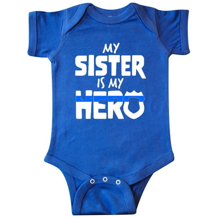 Inktastic My Sister is my Hero Police Officer Family Gift Baby Boy or Baby Girl Bodysuit
Inktastic My Sister is my Hero Police Officer Family Gift Baby Boy or Baby Girl Bodysuit