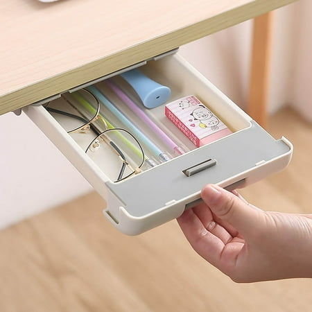 Xinqinghao Invisible Self-adhesive Concealed Pencil Tray For Under-desk Storage With Buckle Grey
Xinqinghao Invisible Self-adhesive Concealed Pencil Tray For Under-desk Storage With Buckle Grey