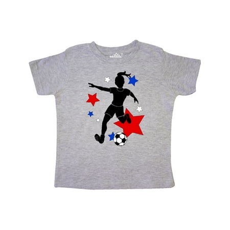 Inktastic Girl Playing Soccer- Red White Blue Stars Gift Toddler Toddler Girl T-Shirt
Inktastic Girl Playing Soccer- Red White Blue Stars Gift Toddler Toddler Girl T-Shirt