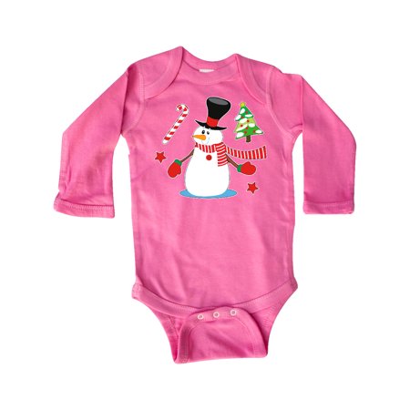 Inktastic Top Hat Snowman with Christmas Tree and Candy Cane Gift Baby Boy or Baby Girl Long Sleeve Bodysuit
Inktastic Top Hat Snowman with Christmas Tree and Candy Cane Gift Baby Boy or Baby Girl Long Sleeve Bodysuit