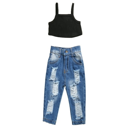 Binwwede Toddler Girl Jeans Clothes Set Sleeveless Basic Tank Tops Shirt and Jeans Pants Outfit MHX
Binwwede Toddler Girl Jeans Clothes Set Sleeveless Basic Tank Tops Shirt and Jeans Pants Outfit MHX