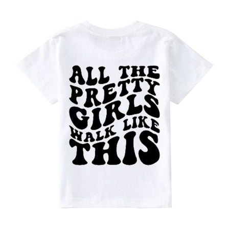 Dpytoraw Toddler Kids Baby Girls Short Sleeve Letter Print Shirt Mama s Mini Funny T Shirt Trendy Fashion Shirt Tee Tops Size 5-6 Years
Dpytoraw Toddler Kids Baby Girls Short Sleeve Letter Print Shirt Mama s Mini Funny T Shirt Trendy Fashion Shirt Tee Tops Size 5-6 Years